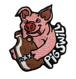 Varusteleka Moraalimerkit Ja Heijastimet ^ Pig Swill moraalimerkki