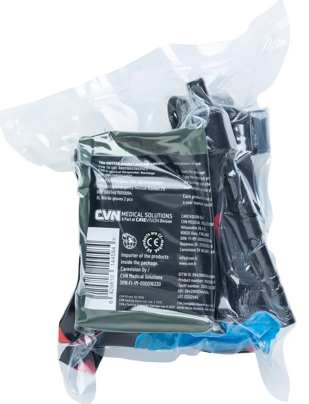 CVN Medical Solutions Ensiapu ^ Varusteleka SHITFAK ensiapupakkaus