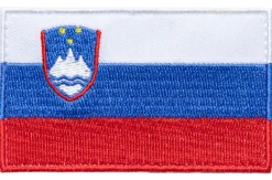 Varusteleka Tunnukset ^ Slovenian hihalippu, 77 x 47 mm